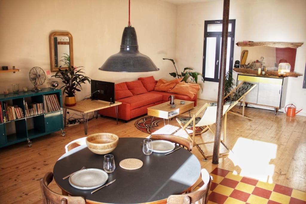 شقة Artistic Loft, Downtown Montpellier, Wifi المظهر الخارجي الصورة
