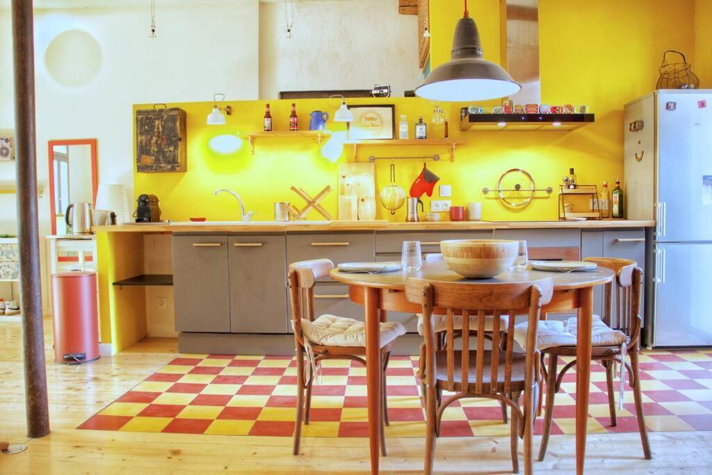 شقة Artistic Loft, Downtown Montpellier, Wifi المظهر الخارجي الصورة